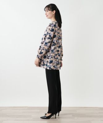 レリアン チュニック 13XL LL 花柄 総柄 BPF03_1500401_81100?$VS_1500$