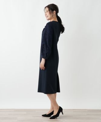 LEILIAN 切替ワンピース 17+ フォーマル セレモニー レリアン 異素材 LEILIAN 切替ワンピース 17+ フォーマル セレモニー レリアン 異素材