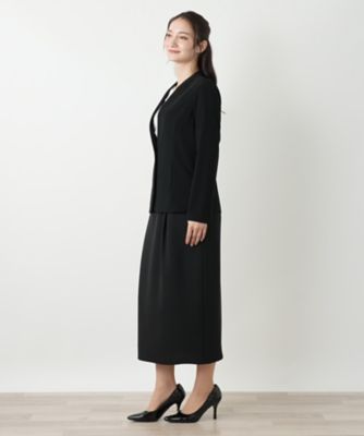 極美品 23年♡レリアン ノーカラージャケット 濃紺 13 定価7万円 極美品 23年♡レリアン ノーカラージャケット 濃紺 13 定価7万円
