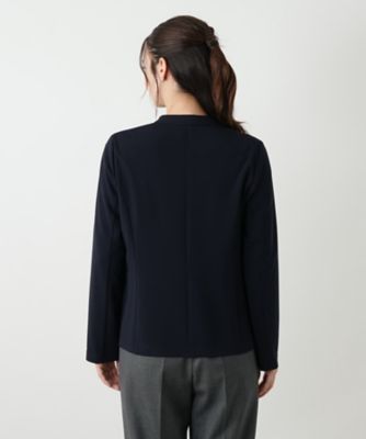 ノーカラージャケット【Leilian WHITE LABEL