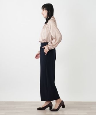 クロップドワイドパンツ【Leilian WHITE LABEL