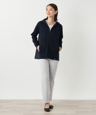 ロシャス MUSE BY ROCHAS Premiere ニット パーカー 切替 ROCHAS - ロシャス MUSE BY ROCHAS Premiere ニット パーカー 切替の