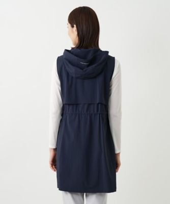 フーディーロングベスト【MUSE BY ROCHAS