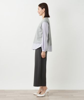 レイヤード風プルオーバー【MUSE BY ROCHAS