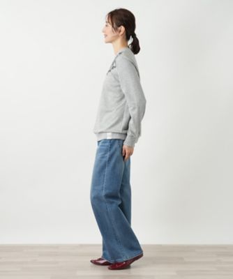 刺繍スウェットプルオーバー【MUSE BY ROCHAS