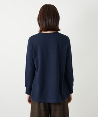 ビーズ刺繍スウェットプルオーバー【MUSE BY ROCHAS