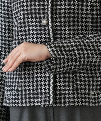 パールライクボタンジャケット【セレモニー】【Leilian