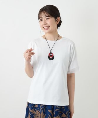 サークルモチーフコードネックレス