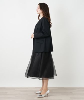 【極美品】Theory Vネックノーカラージャケット ボタンレス ノーラペル 極美品】Theory Vネックノーカラージャケット ボタンレス ノーラペル