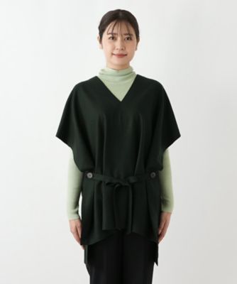 Vネックチュニックベスト | BOURGE (Women)/ブールジュ | 三越伊勢丹