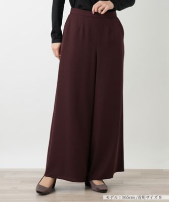 BOURGE (Women)/ブールジュ フレアパンツ 79ワイン パンツ・ズボン【三越伊勢丹/公式】