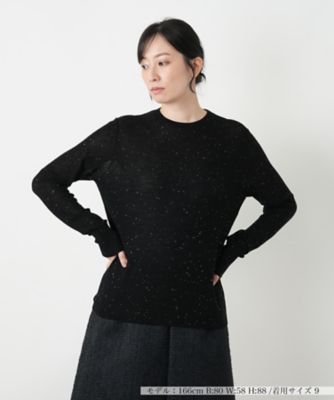 スパンコールクルーネックニット BOURGE Women ブールジュ ・通販 公式
