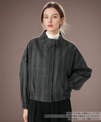 ＜BOURGE (Women)＞比翼スタンドカラーブルゾン