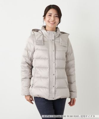 フーデッドダウンコート【Leilian WHITE LABEL