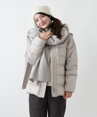 フーデッドダウンコート【Leilian WHITE LABEL