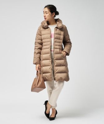 レリアン　ブラウン ダウンフェザー入り　コート　13号 トラキアダウンコート【25年11月カタログ】 | Leilian (Women