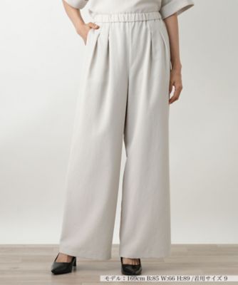 BOURGE (Women)/ブールジュ ワイドパンツ 93ライトグレー パンツ・ズボン【三越伊勢丹/公式】