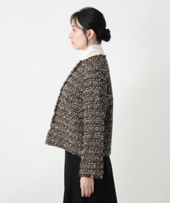 ツイードノーカラージャケット | BOURGE (Women)/ブールジュ | 三越