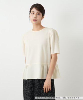 ＜BOURGE (Women)＞ペプラムブラウス