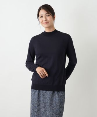 ＜Leilian (Women)＞アメリカンシーアイランドコットンハイネックニット【２５年１０月カタログ】