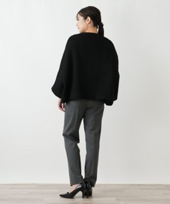 ポンチョ風ノーカラージャケット | Leilian (Women)/レリアン | 三越