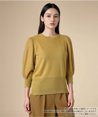＜BOURGE (Women)＞ボリュームスリーブニット
