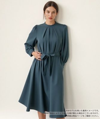 ＜BOURGE (Women)＞スタンドカラーワンピース