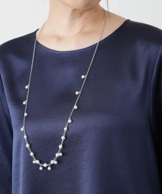 レリアン　パール3連ロングネックレスト パール調ロングネックレス | Leilian (Women)/レリアン | 三越