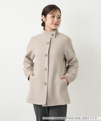 ＜Leilian (Women)＞スタンドカラージャケット【ＲＯＣＨＡＳ　Ｐｒｅｍｉｅｒｅ】