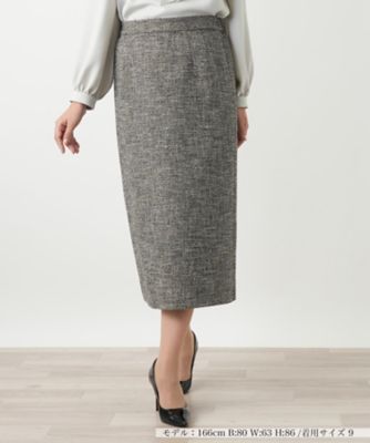 Leilian (Women)/レリアン タイトスカート【ROCHAS Premiere】88コゲチャ ロングスカート【三越伊勢丹/公式】