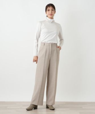 新品13万【LORENA ANTONIAZZI ロレーナ】カシミヤ入最高級パンツ