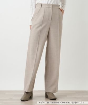 ＜Leilian (Women)＞ストレートパンツ【ＲＯＣＨＡＳ　Ｐｒｅｍｉｅｒｅ】