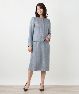ミックスツイードスーツ【セレモニー】 | Leilian (Women)/レリアン