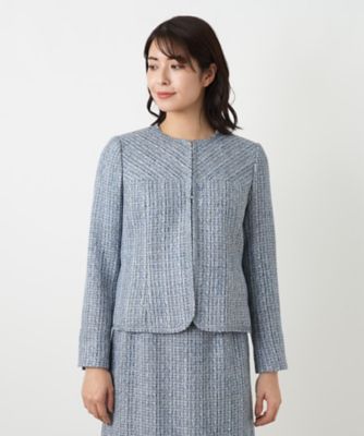 ミックスツイードスーツ【セレモニー】 | Leilian (Women)/レリアン