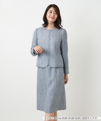 ミックスツイードスーツ【セレモニー】 | Leilian (Women)/レリアン