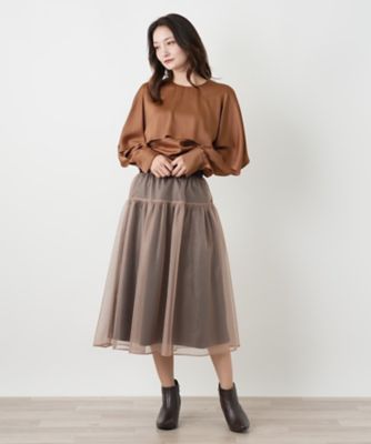 ケープ風ラッフルブラウス | BOURGE (Women)/ブールジュ | 三越伊勢丹 