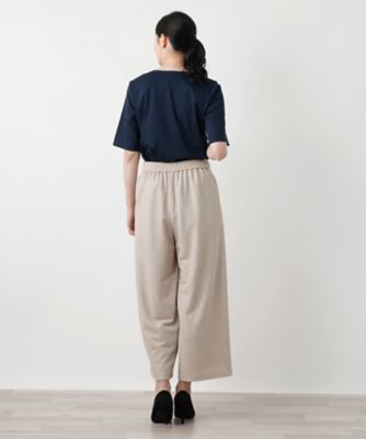 レリアンLEILIAN ゴールドの飾りが素敵なストレッチパンツ15ベージュ未使用 レリアンLEILIAN ゴールドの飾りが素敵なストレッチパンツ15