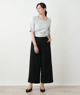 【新品未使用】レリアン　ホワイトレーベル　13＋ ワイドパンツ【Leilian WHITE LABEL