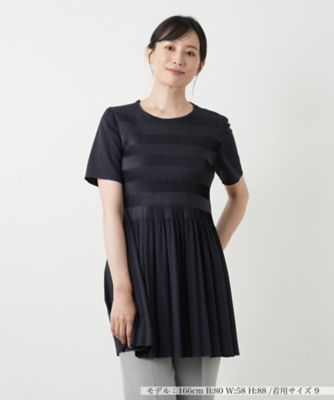 ＜Leilian (Women)＞ギャザー切替フレアブラウス【Ｌｅｉｌｉａｎ　ＷＨＩＴＥ　ＬＡＢＥＬ】