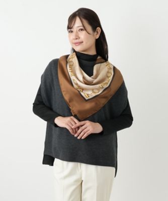 プリントシルクスカーフ【ROCHAS Premiere