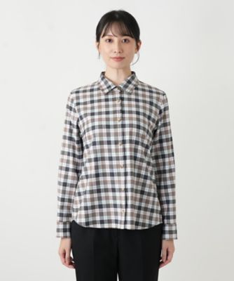 チェックシャツ【Leilian WHITE LABEL】 | Leilian