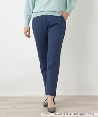 ＜Leilian (Women)＞千鳥格子柄テーパードパンツ