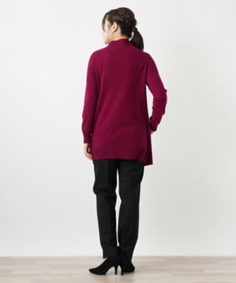 カシミヤケーブル編みボトルネックニット | Leilian (Women)/レリアン