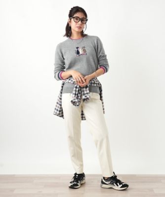 Leilian レリアン カシミヤ100% アンサンブルニット サイズ13+