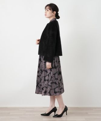 ノーカラーショートコート | BOURGE (Women)/ブールジュ | 三越伊勢丹