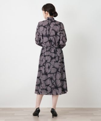 幾何学柄ボウタイブラウス | BOURGE (Women)/ブールジュ | 三越伊勢丹