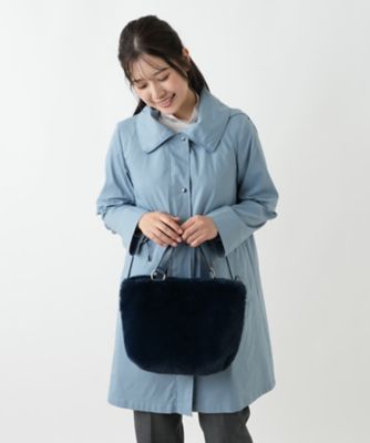 美品 Leilian レリアン セーブルファーカラー クリップ付 リアルファー 2WAYフェイクファーバッグ | Leilian (Women)/レリアン | 三越