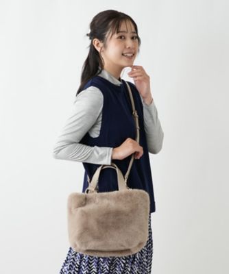 2WAYフェイクファーバッグ | Leilian (Women)/レリアン | 三越