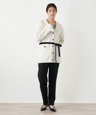 リボンベルトVネックカーディガン | BOURGE (Women)/ブールジュ