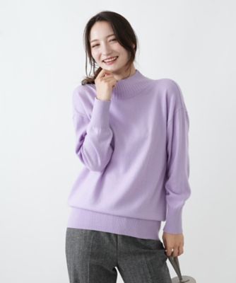 ドロップショルダーハイネックニット | Leilian (Women)/レリアン